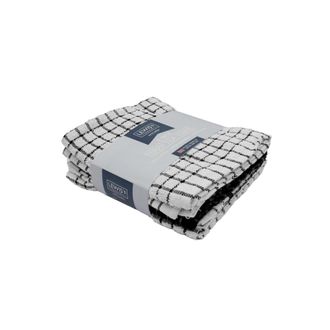 Lewis's 3 Pack Terry Tea Towel - Black - Lewiss | TJ Hughes