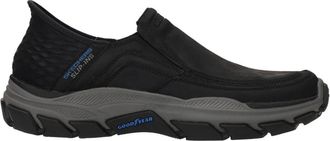 Skechers Slip-ins RF Respected instapper - Heren - Sneakers - Zwart - 41 1/2 EU - Leer - Schoenen