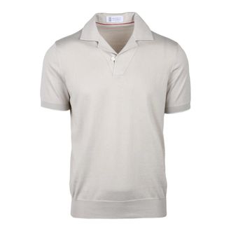 Brunello Cucinelli Hombre, Camisetas, Beige, Talla: M