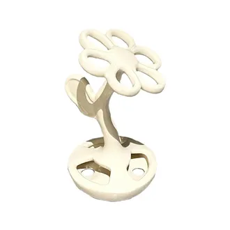 OEM Estante Organizador Con Forma De Flor Para Ba&ntilde;o, Ideal Para Cosm&eacute;ticos, Joyas Y Cepillos De Dientes. Color Crema