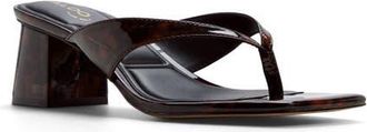 Aldo Antonina Flip Flop in Open Brown at Nordstrom, Size 6.5