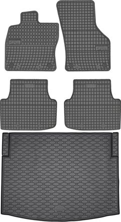 OEM Juego De Alfombrillas De Goma Para Coche Y Alfombrilla Para Maletero Para Seat Le&oacute;n Iv Hatchback A Partir De Marzo De 2020