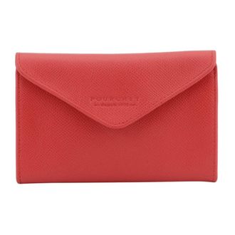 Pourchet Accessoires, Dames, Rood, ONE Size, Leer, Wallets & Cardholders
