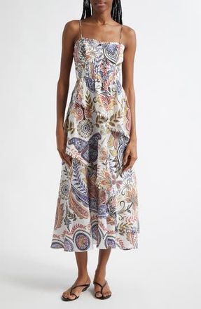 Farm Rio Boho Glam Floral Sundress in Boho Glam Off-White at Nordstrom Rack, Size Small