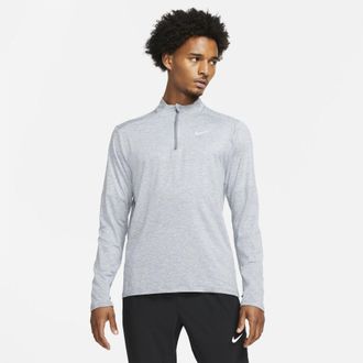 Nike Mens Element 3.0 1 2 Zip Running Top in Grey Fog - Size 2XL