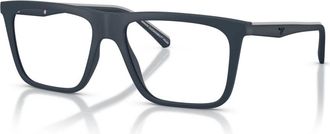Emporio Armani Vierkante Zonnebril - Heren - Brillen - Blauw - 56 MM - Accessoires
