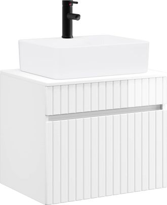 vidaXL Juego De Muebles De Ba&ntilde;o Blanco Brillante Madera De Ingenier&iacute;a Vidaxl