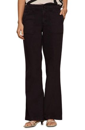 Sanctuary Reissue Peace Bootleg Cotton Pants in Black at Nordstrom, Size 25