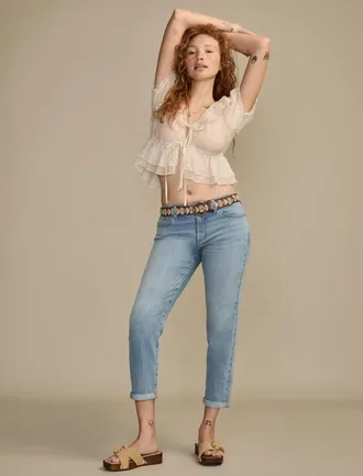 Lucky Brand Womens Sienna Slim Boyfriend
