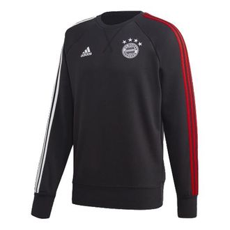 adidas FCB SWT TOP Bayern Munich Soccer/Football Sports Pullover Black FR5323