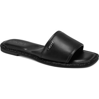 DKNY Badin Slide Sandal in Black at Nordstrom, Size 5.5