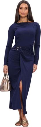 Freebird by Steven Kleedjes, Dames, Blauw, M, Donne LS Maxi Dress