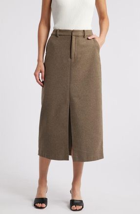 Rails Carolina Midi Skirt in Hazelnut at Nordstrom Rack, Size 10
