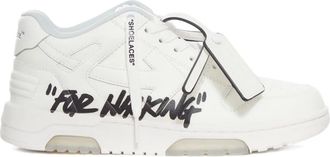 Off-white Out Of Office low-top sneakers met graffiti-print - Wit