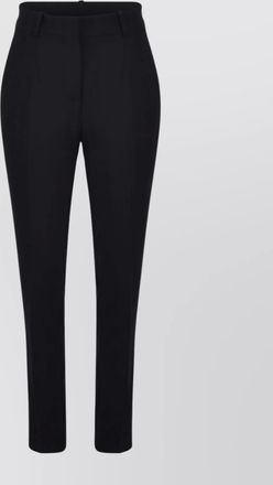 Pinko trousers front pleated belt loops