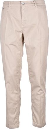 Replay Benni Cropped Broek - Heren - Vrijetijds broeken - Beige - W31 - Katoen - Broeken