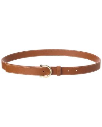 Ferragamo Gancini Leather Belt