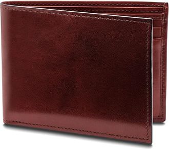 Bosca Old Leather Collection - Executive ID Mens Wallet Bi-fold Mens Wallet Dark Brown Leather