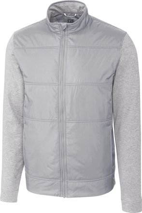 Cutter & Buck Stealth Hybrid Quilted Mens Full Zip Windbreaker Jacket