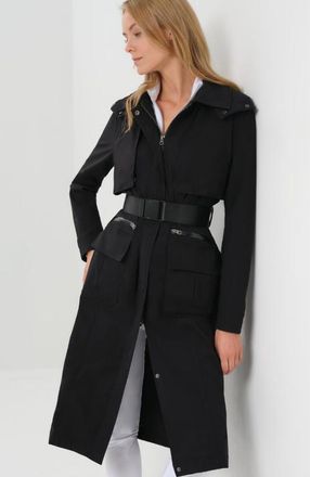 Anatomie Kenya Waterproof Trench Coat in Black at Nordstrom, Size X-Large