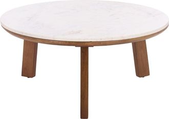 Safavieh Arkady Round Marble Coffee Table