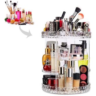 Trade Shop Trade Shop - Organizador Expositor Para Maquillaje Giratorio 360 &deg; Cosm&eacute;ticos Giratorios Perfumes Maquillaje