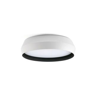 Netlighting Shoku 350 White Black Wall Ceiling Lamp 24W 2700K