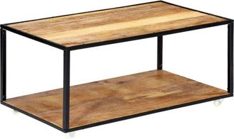 vidaXL Mesa De Centro De Madera Maciza Reciclada 90x50x40 Cm Vidaxl