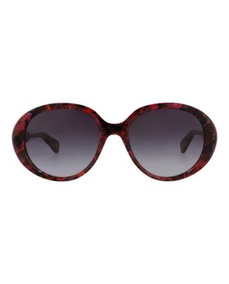 Chlo&eacute; Round-Frame Recycled Acetate Sunglasses