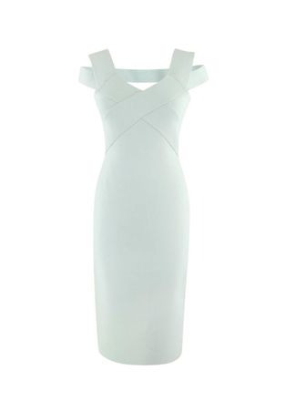 Roland Mouret Mint Morland Bandage Dress Size XS