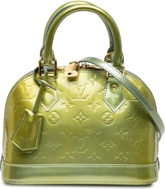 Louis Vuitton 2011 Monogram Vernis Alma BB satchel - women - Leather - One Size - Green