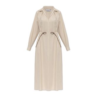 Max Mara Midi Dresses, female, Beige, Size: 2XS Pedaggi Dress