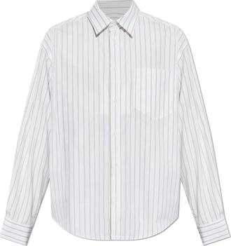Ami De Coeur Boxy Shirt - Heren - Zakelijke Overhemden - Wit - M - Katoen - Overhemden