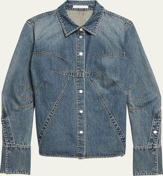 Helmut Lang Apex Denim Shirt with Darts