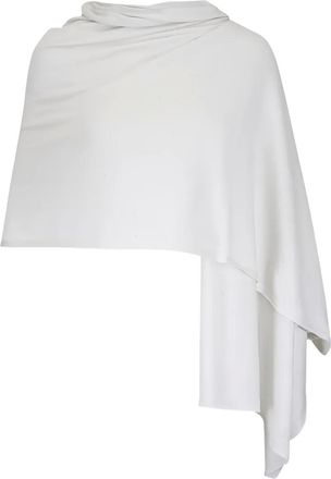 Kinross Cashmere Sciarpa lam&eacute; - Bianco