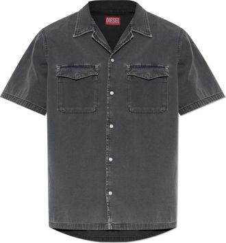 Diesel D-Nabil-P Denim Shirt - Heren - Spijkeroverhemden - Grijs - M - Denim - Overhemden