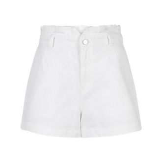 Dante6 Rosie high waisted denim shorts - Dames - Korte broeken - Wit - Maat: S Denim