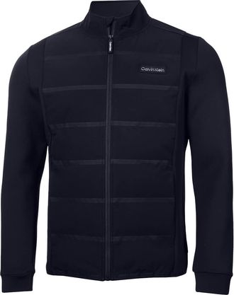 Calvin Klein Mens Houston Hybrid Full Zip Jacket - Navy - L