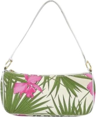 Celine Pre-owned Shoulder Bags, female, Multicolor, Size: ONE SIZE Pre-owned Canvas Accessories Pouch