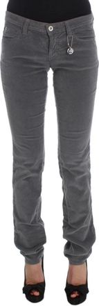 Costume National Slim Grijze Jeans Elegant Stijl - Dames - Slim Fit Jeans - Grijs - W25 - Katoen - Jeans