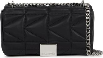 Karl Lagerfeld K Kuilt Kleine Crossbodytas - Dames - Schoudertassen - Zwart - ONE Size - Tassen