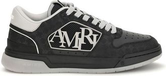 Amiri Black Calf Leather Bos Taurus Low Top Mens Sneakers