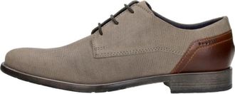 Bugatti Geklede Lage Schoenen - Heren - Veterschoenen - Grijs - 45 EU - Schoenen