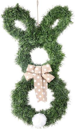 OEM Guirnalda Plegable De Conejitos De Pascua Con Lazo - Decoraci&oacute;n Para Fiestas, Decoraci&oacute;n De Pascua, Decoraci&oacute;n Para Colgar En La Puerta