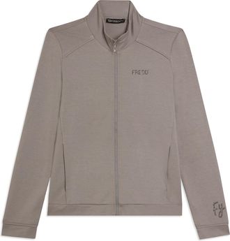 Freddy Felpa Zip e fondo asimmetrico con logo FREDDY in strass