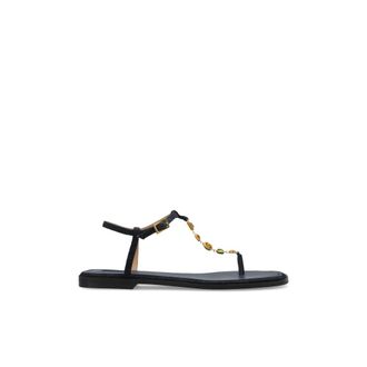 Nodaleto Flat Sandals, female, Blue, Size: 8 1/2 US Denim Sandals