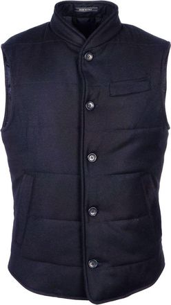 Made in Italy Wool Sleveless Mens Jacket