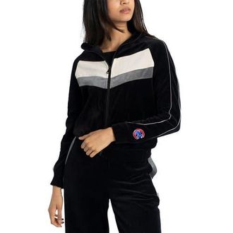 Lusso Womens Lusso Black Chicago Cubs Nixie Raglan Full-Zip Jacket at Nordstrom, Size Medium
