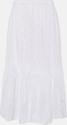 Velvet Amelia cotton midi skirt