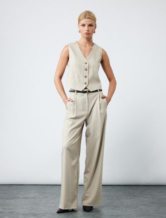 Koton VESTEN Dames Blazer Gilet V-hals Mouwloos